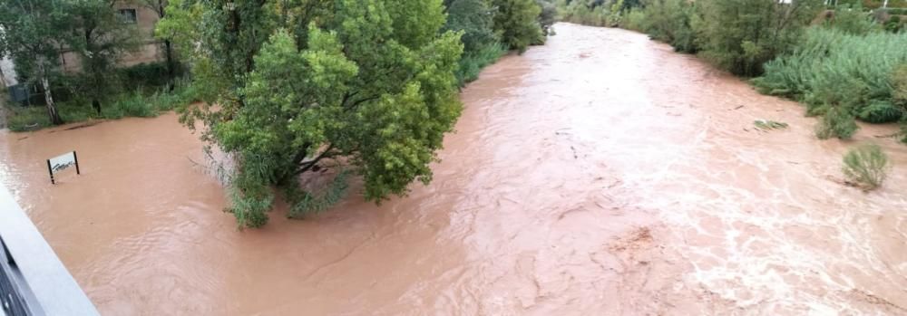 Riu Llobregat des del pont d'entrada a Sant Vicenç