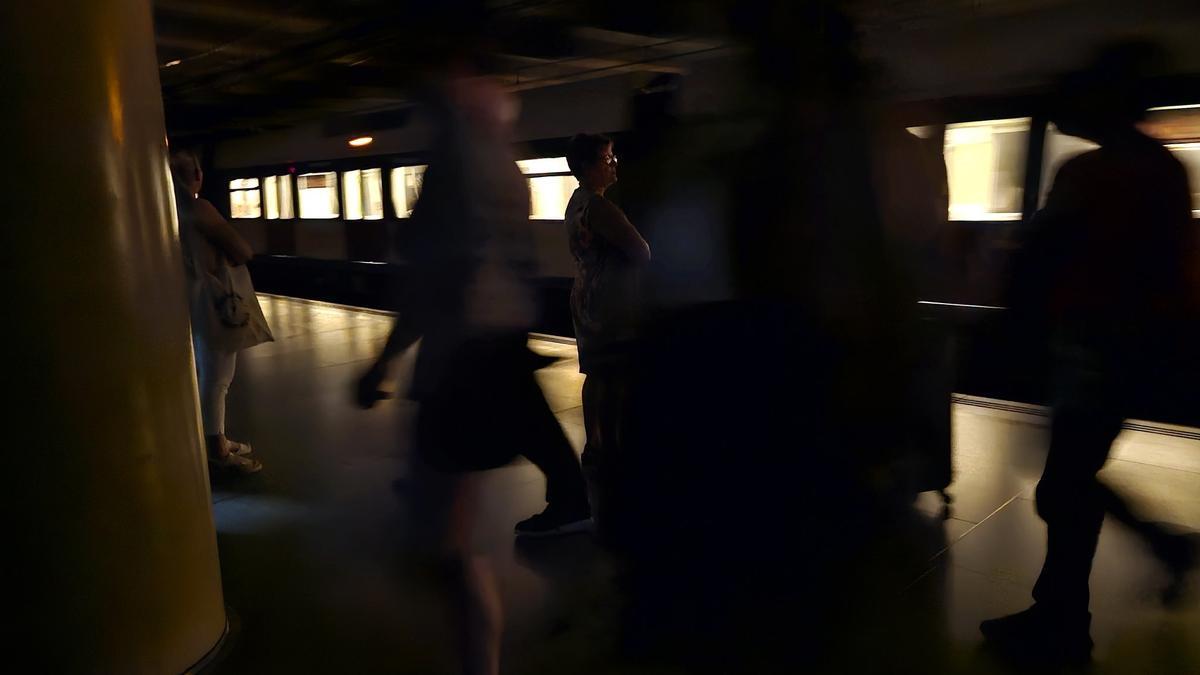 Apagón en la estación de metro de Benimaclet