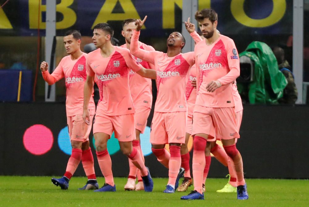 Les imatges de l'Inter de Milà - Barça