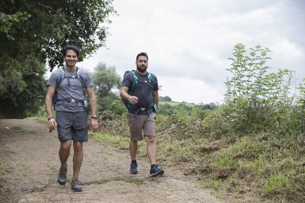 Peregrinos del Camino De Santiago, primer tramo de