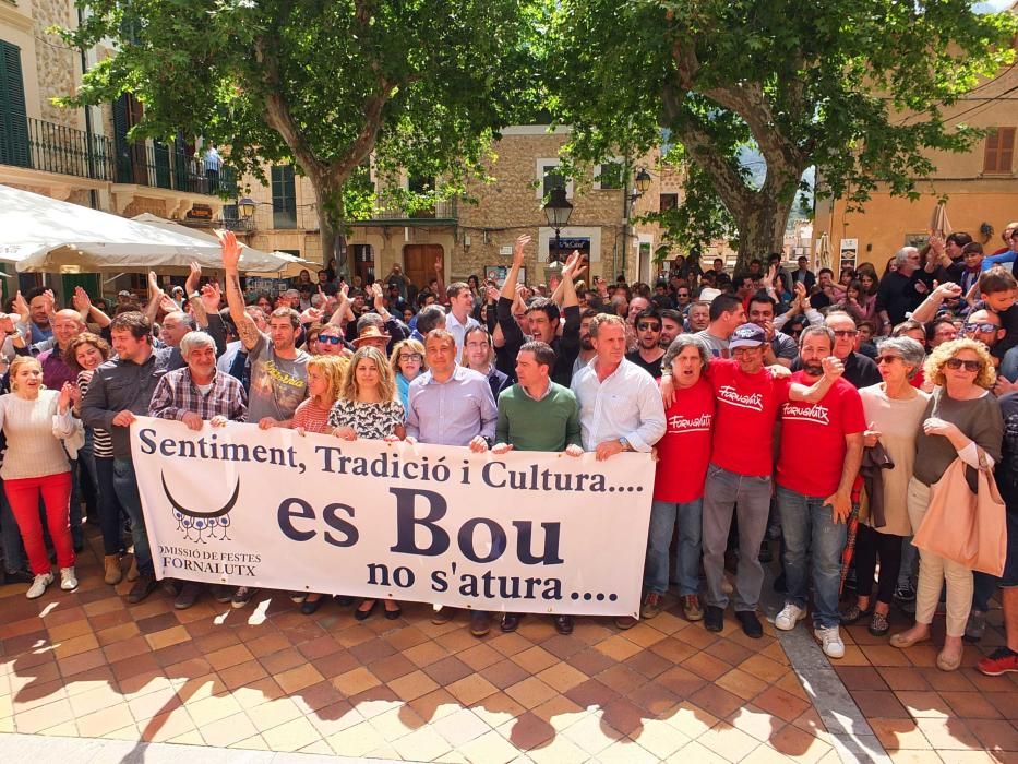 Manifestación por el correbou