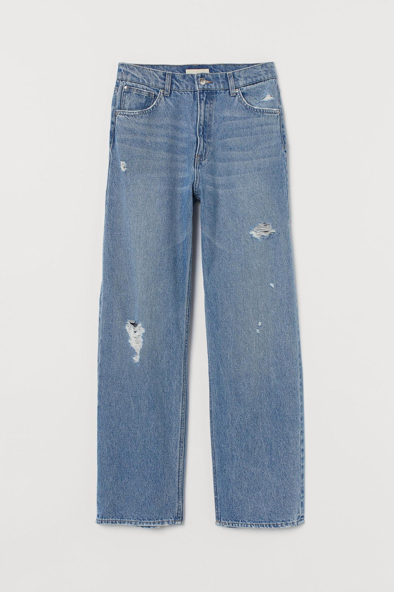 Vaqueros rectos de talle alto, de H&M