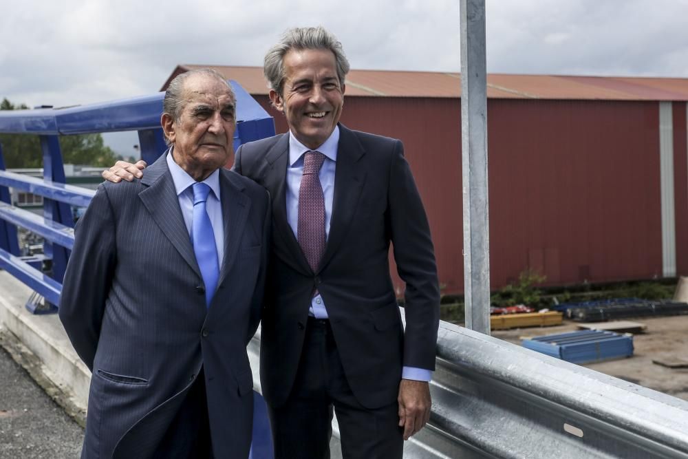 Inauguración del viaducto en homenaje a Daniel Alonso que da acceso al PEPA