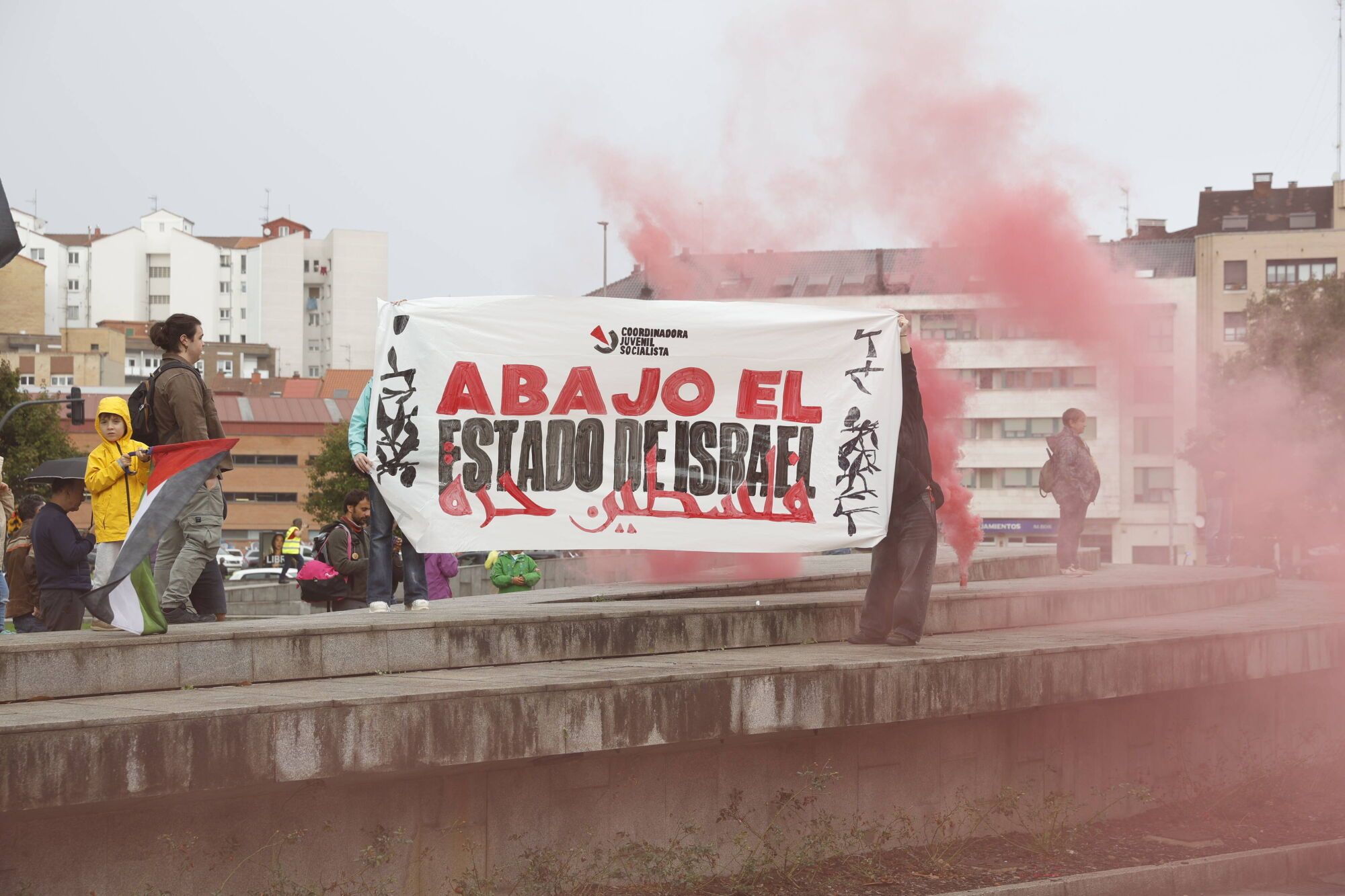 Manifestación a favor de Palestina.