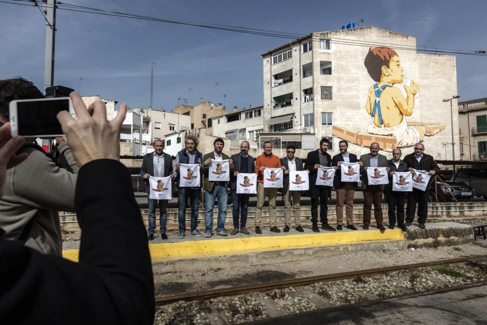 Joan Aguiló presenta el grafiti más grande de Palma