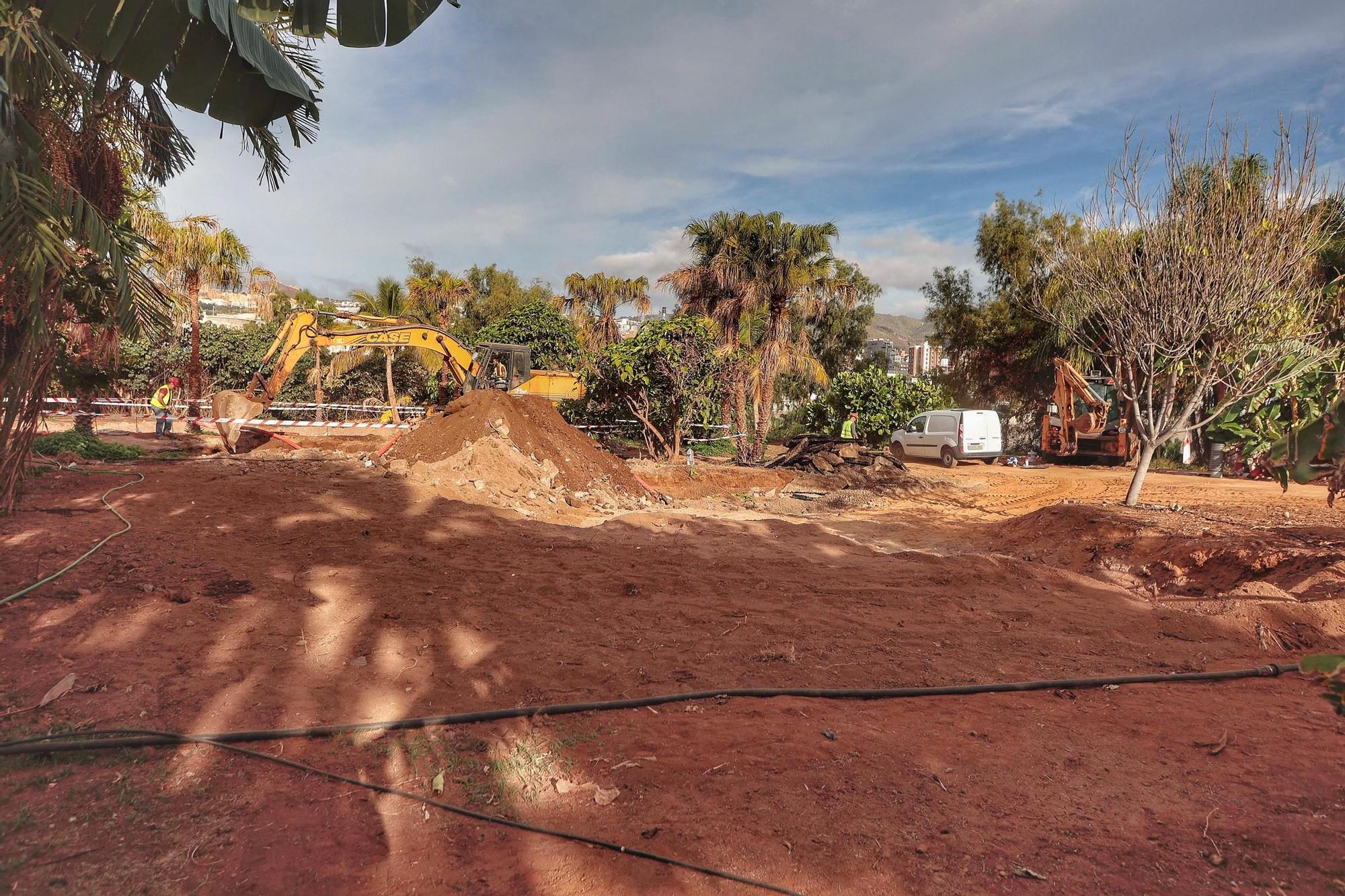 Presentación de las obras  del Palmétum, en Santa Cruz