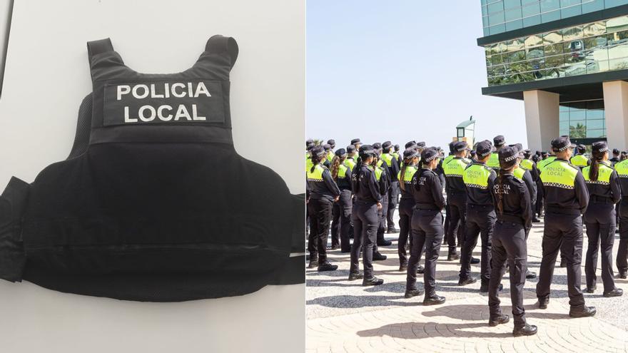 La queja de un vecino de Alicante sobre el equipamiento de la Policía Local: Chalecos del mercadillo