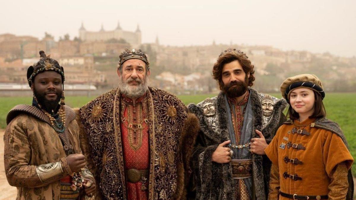 Els tres Reis d’Orient i el patge tenen un atac de gelosia per l’èxit de Santa Claus | FOTOGRAFIA PROMOCIONAL