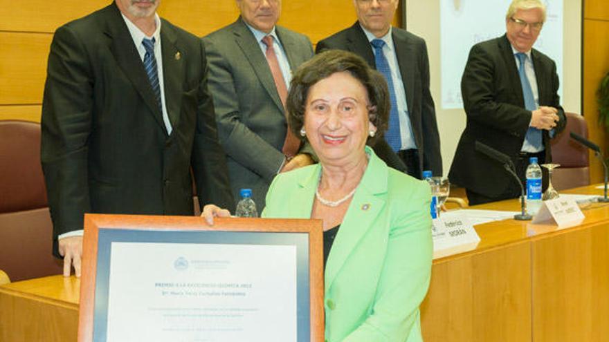 La gallega Tarsy Carballas recoge el Premio de Excelencia Química