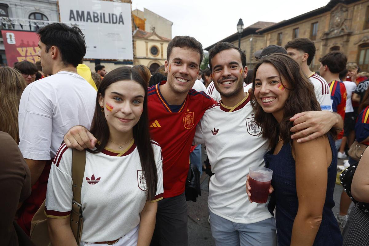 Así se vivió el partido de España contra Francia en Oviedo