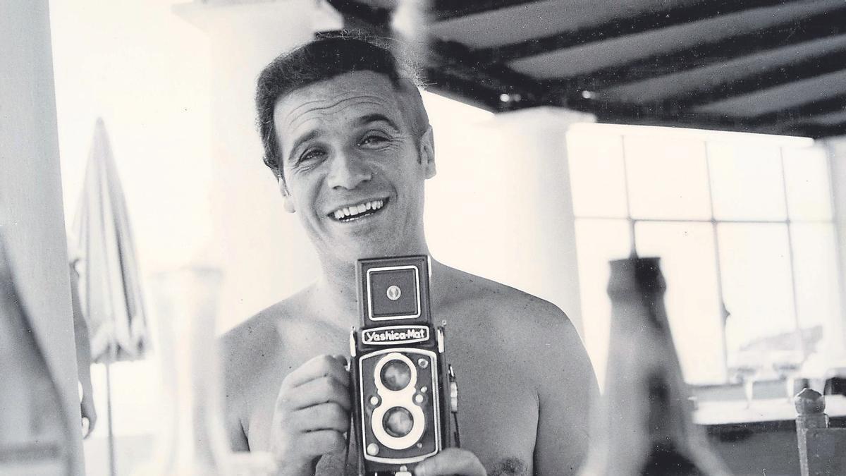 Paco Rabal en uno de sus míticos retratos.