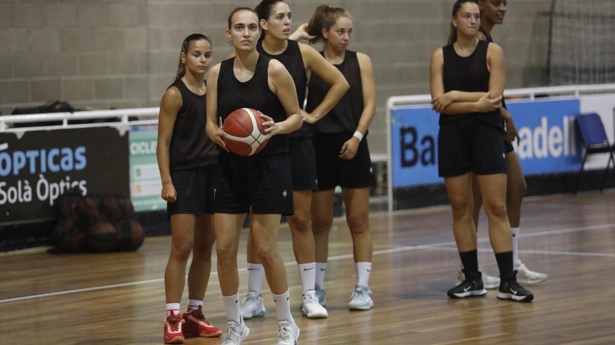 Un entrenament del GEiEG de la Lliga Femenina 2.