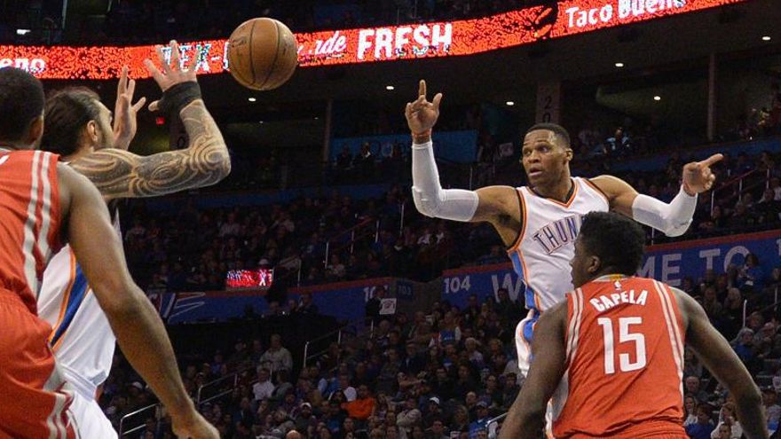 Westbrook iguala en &#039;triples-dobles&#039; a Michael Jordan