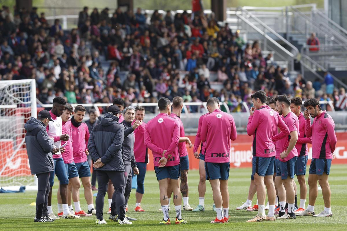 Entrenamiento del Athletic de Bilbao