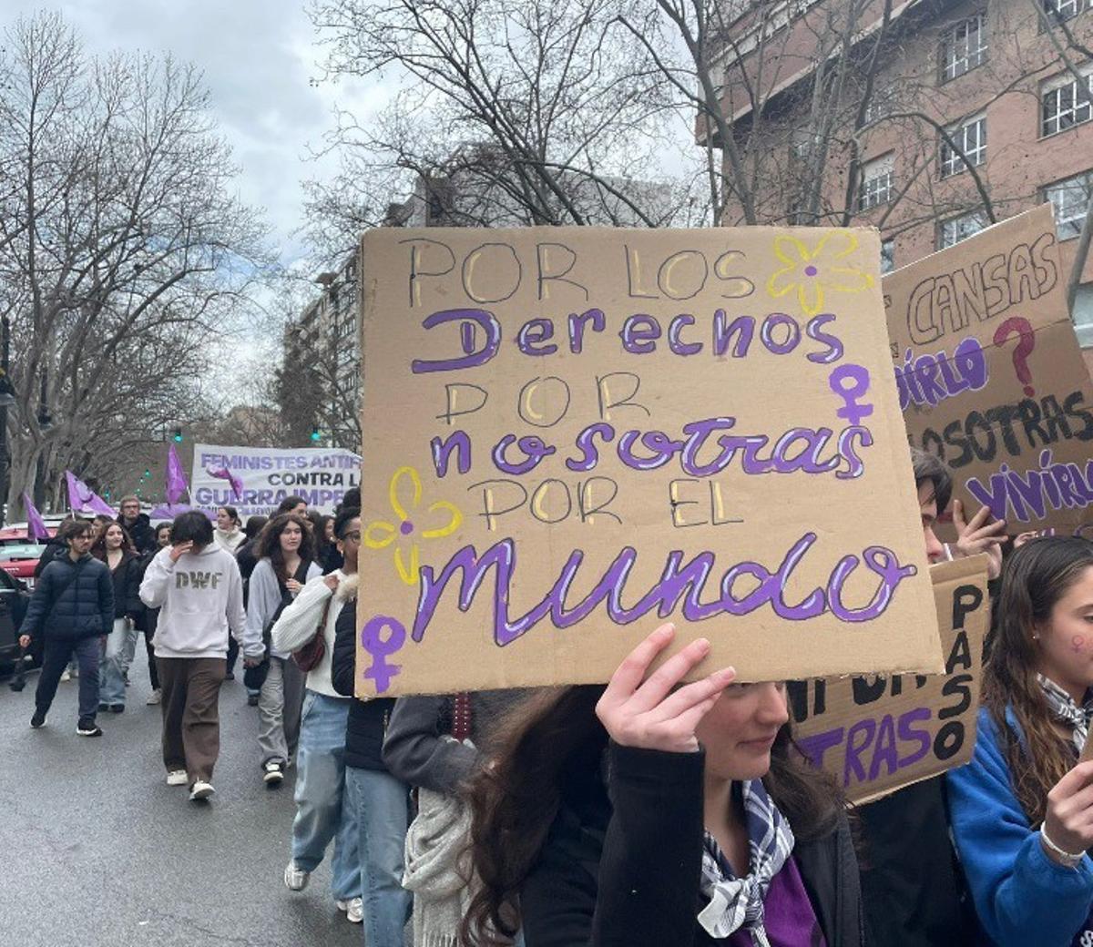Manifestación en València por el 8M