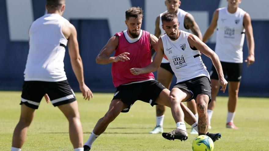 Los jugadores blanquiazules
tendrán esta mañana una
sesión de activación. málagacf