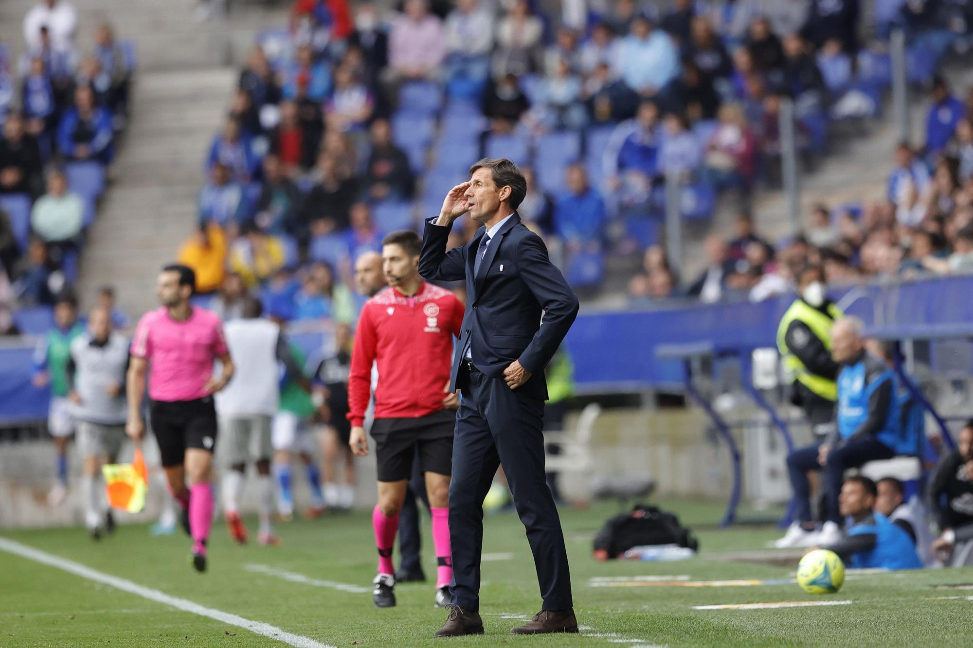 El partido del Oviedo ante el Ibiza, en imágenes