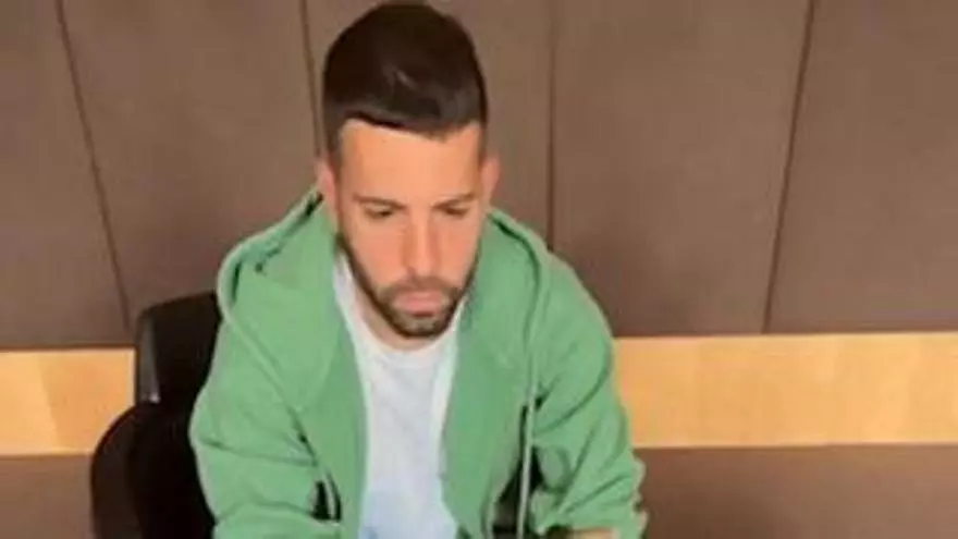 VIDEO: Així s'ha acomiadat Jordi Alba dels seus anys al Barça