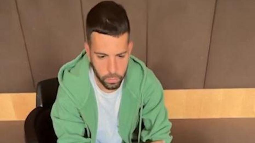 VIDEO: Així s&#039;ha acomiadat Jordi Alba dels seus anys al Barça