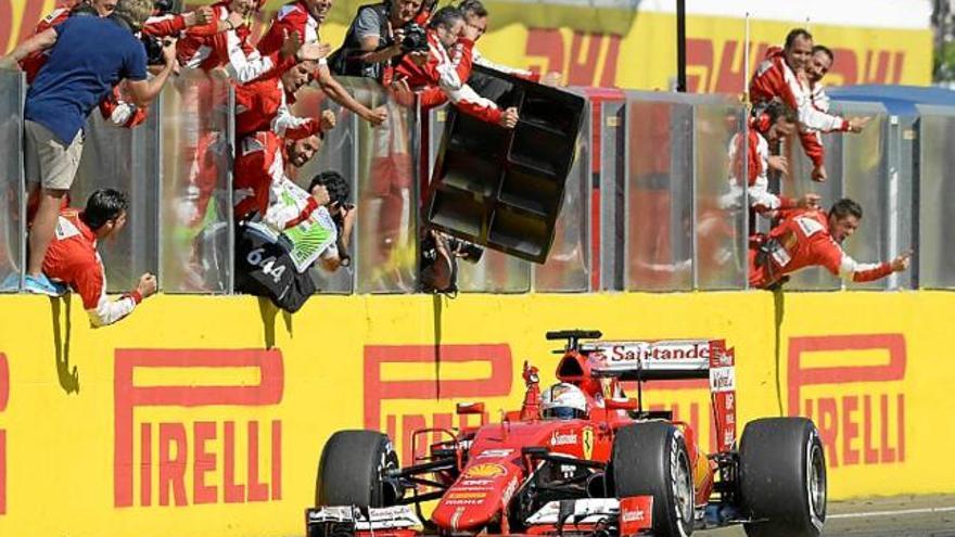 Vettel s&#039;imposa davant els Red Bull i Alonso acaba en el cinquè lloc