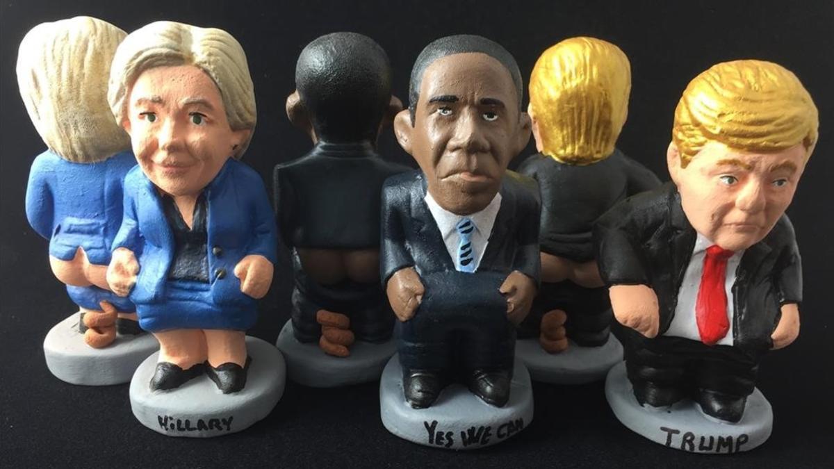 rcugat35683361 gente 26 09 2016 foto de los   caganers   de hillary  owama 160926131533