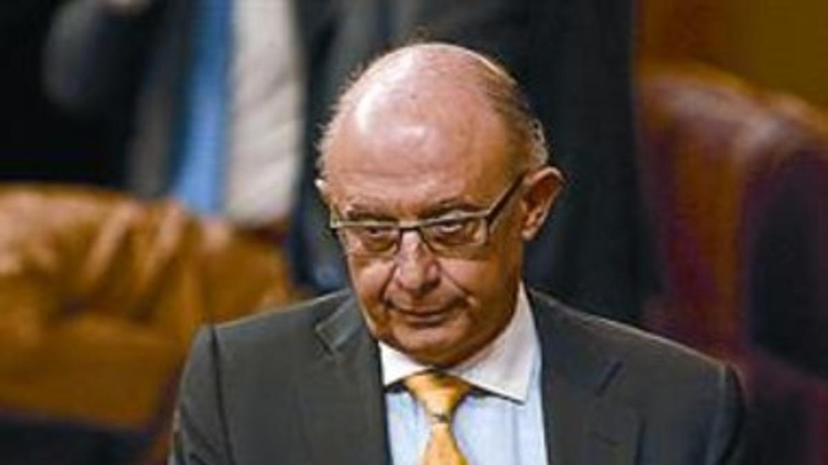 Cristóbal Montoro, ministro de Hacienda.