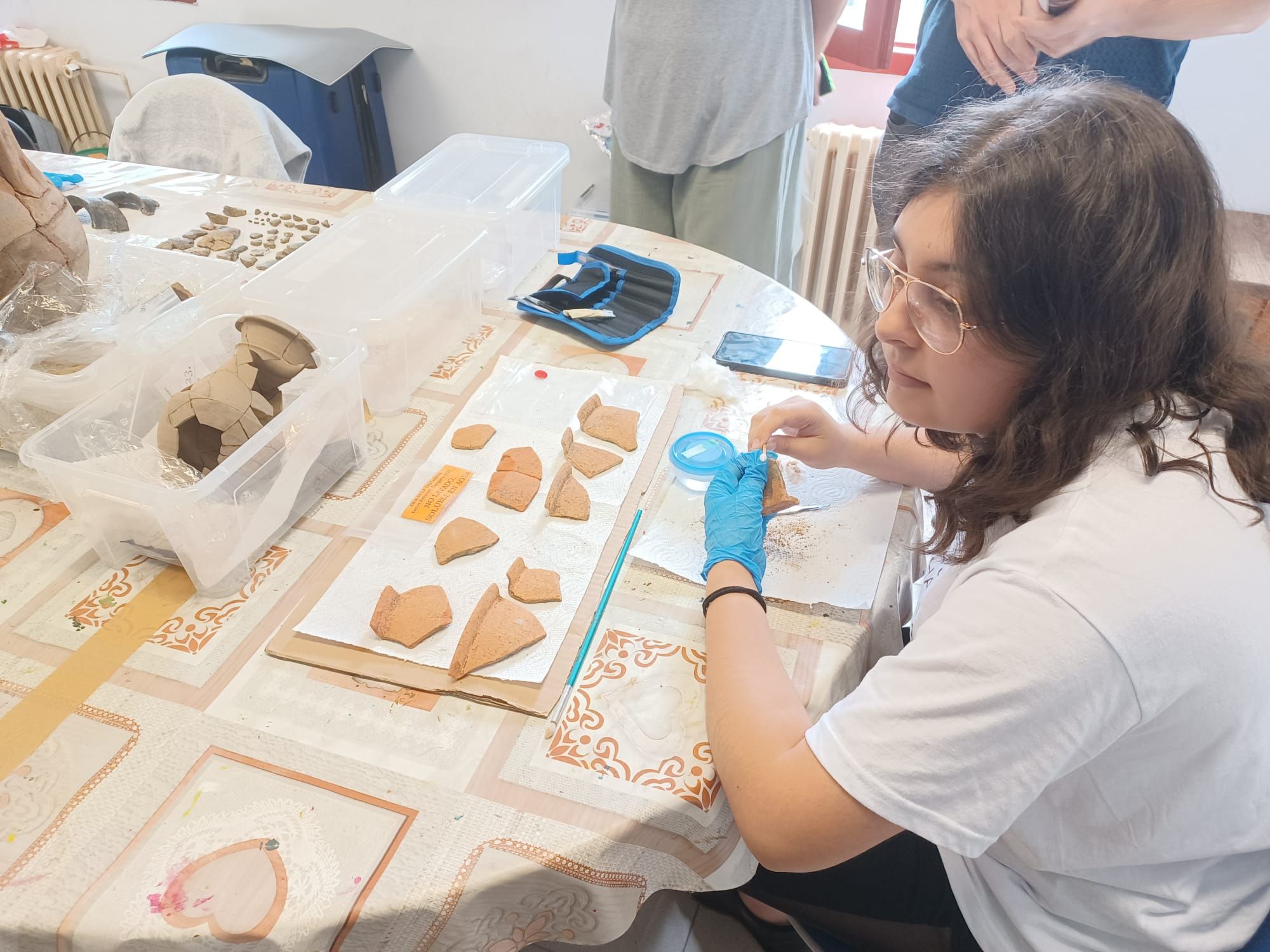 El laboratorio de Lucus Asturum, así se reconstruye en Llanera el pasado romano de Asturias