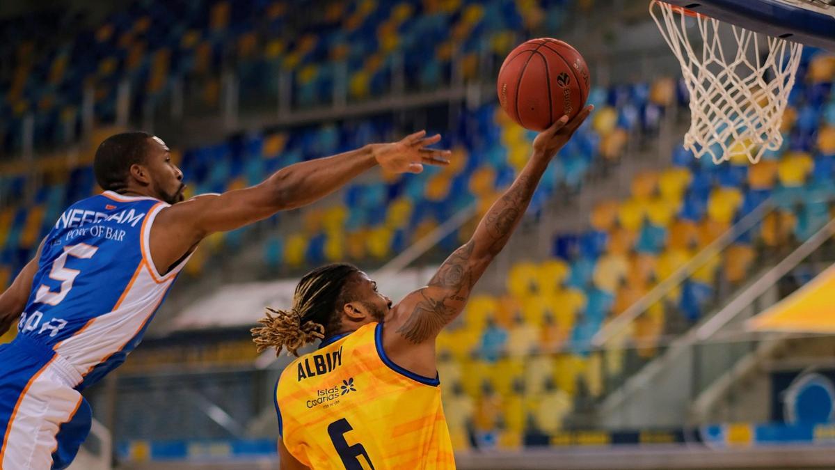 Partido de Eurocup entre el Granca y el Mornar Bar