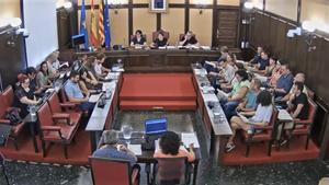 Pleno municipal del Ayuntamiento de Santa Coloma de Gramenet.