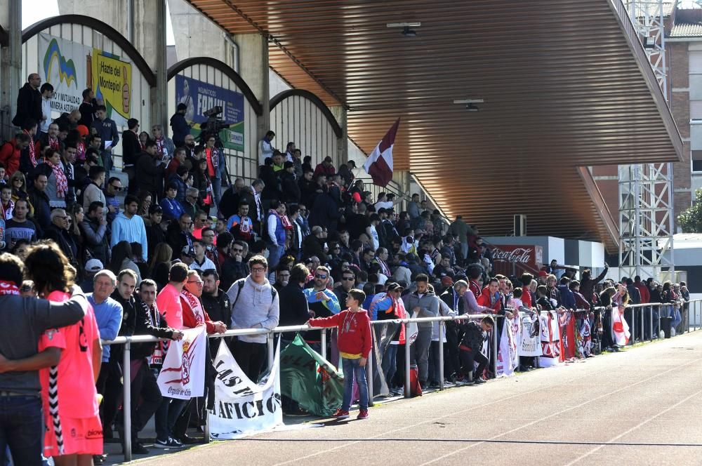 El partido entre el Caudal y la Cultural Leonesa, en imágenes