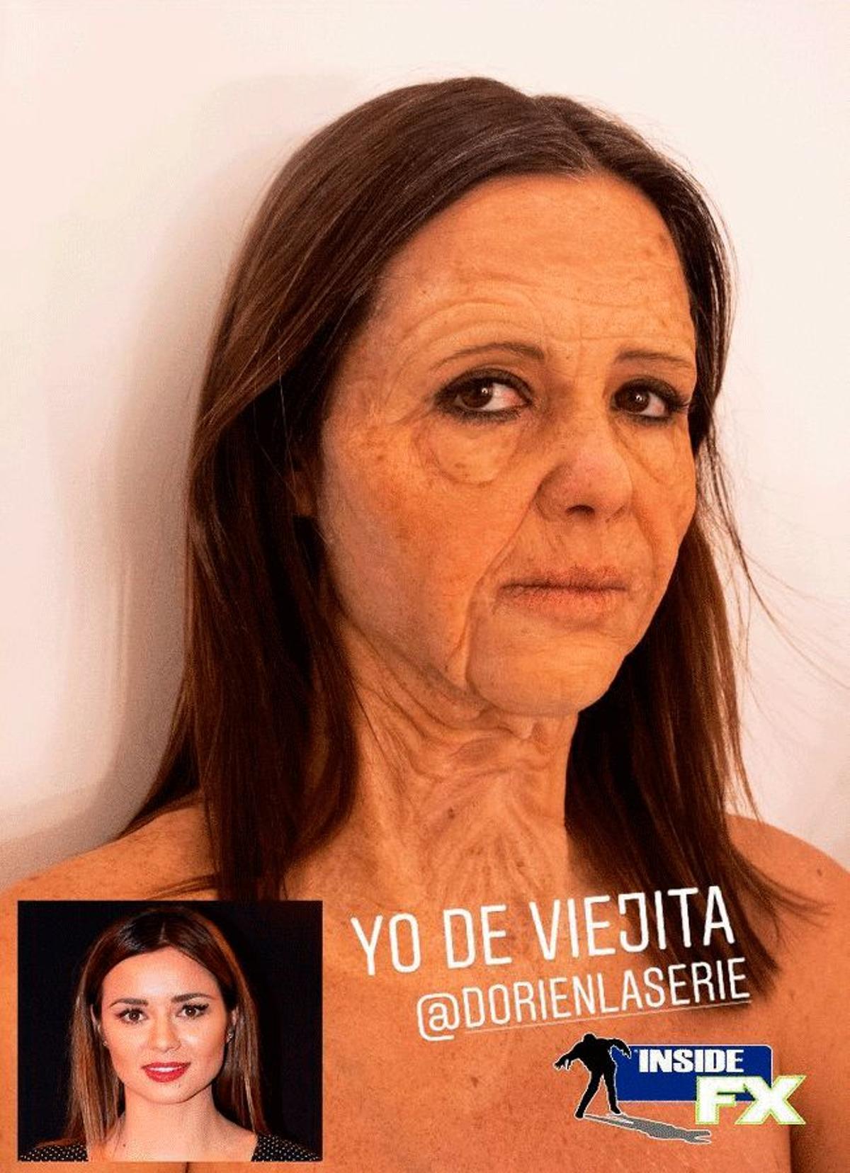 Dafne Fernández caracterizada para la webserie 'Dorien'