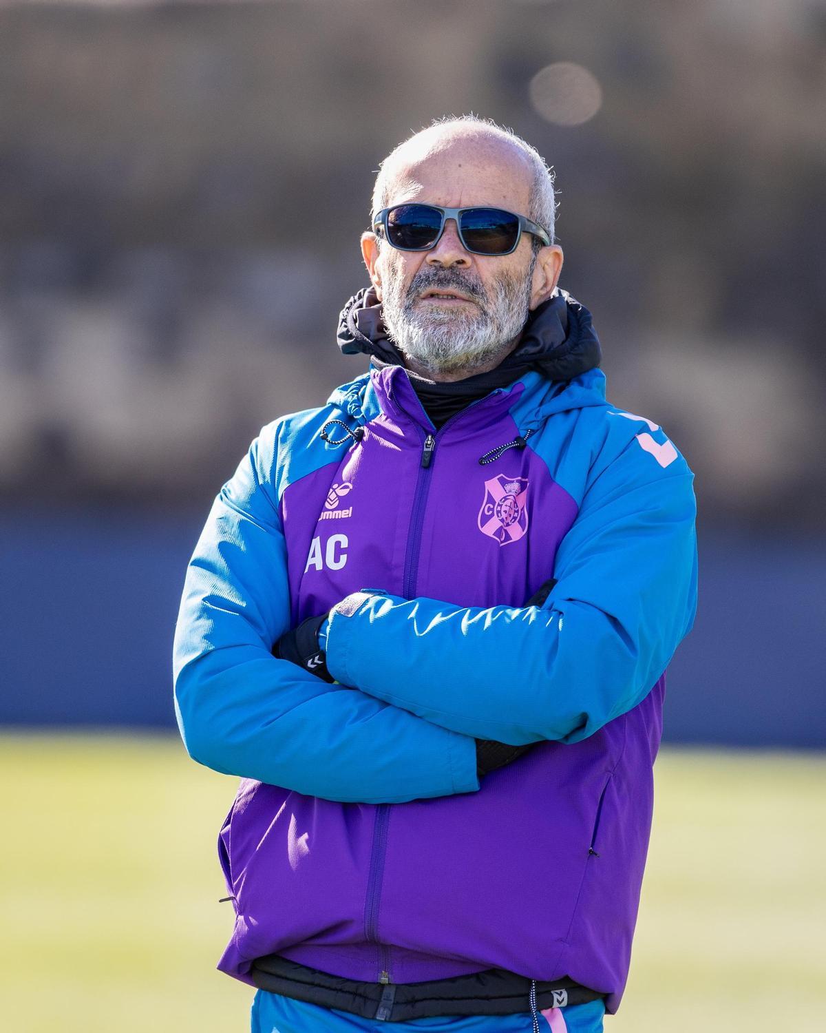 Álvaro Cervera, entrenador del Tenerife.
