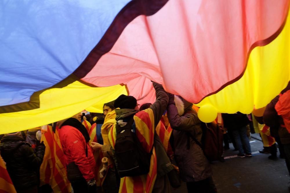 La manifestació de Brussel·les vista des de dins