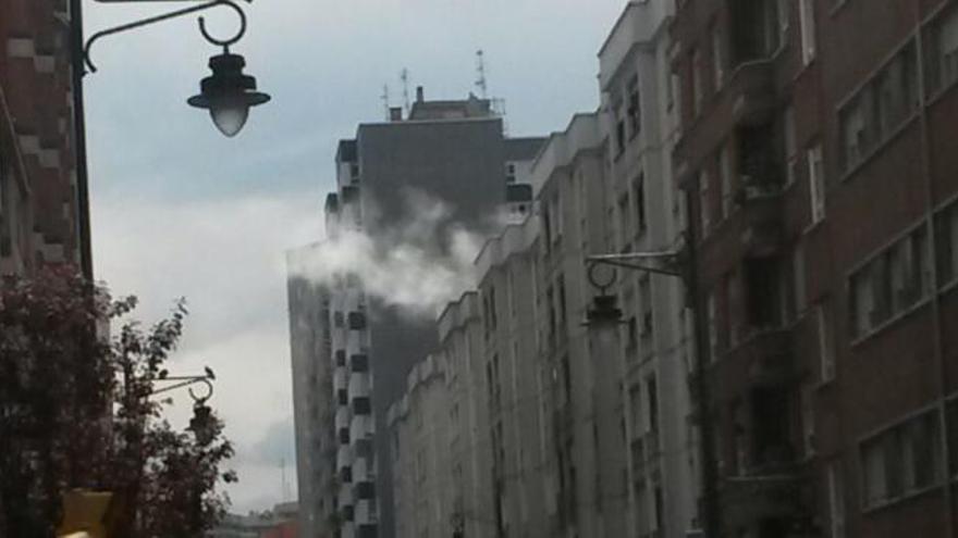 Incendio en Gijón