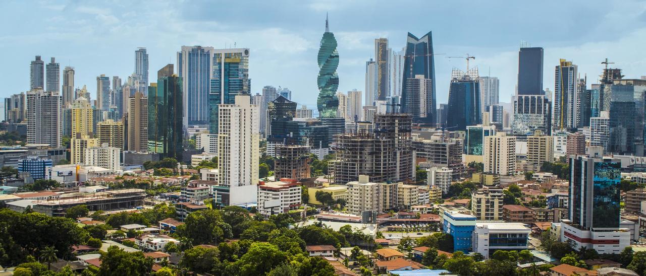 Vista del skyline de la Ciudad de Panamá.