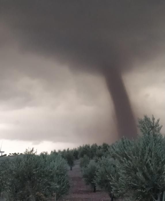 Un tornado atraviesa Campillos