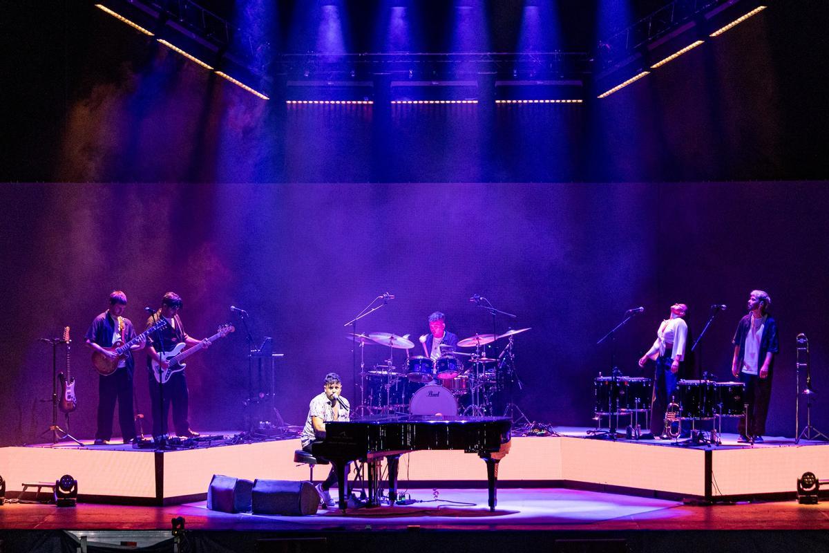 Pablo López, durante su actuación en el Marenostrum Fuengirola este jueves, 30 de julio Pablo López, durante su actuación en el Marenostrum Fuengirola este jueves, 30 de julio