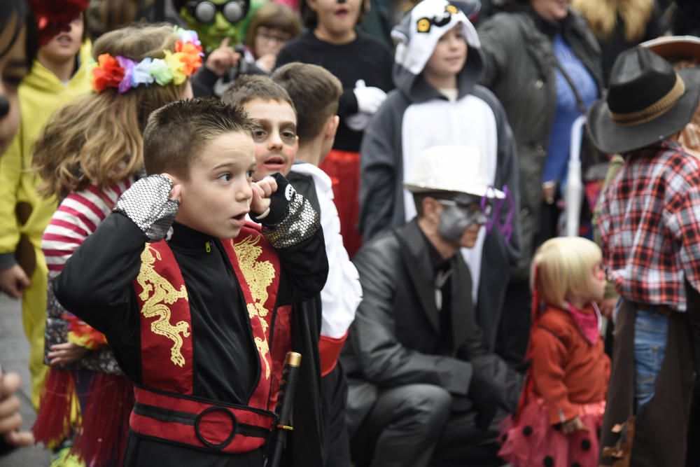 La rua del Carnaval infantil de Sallent