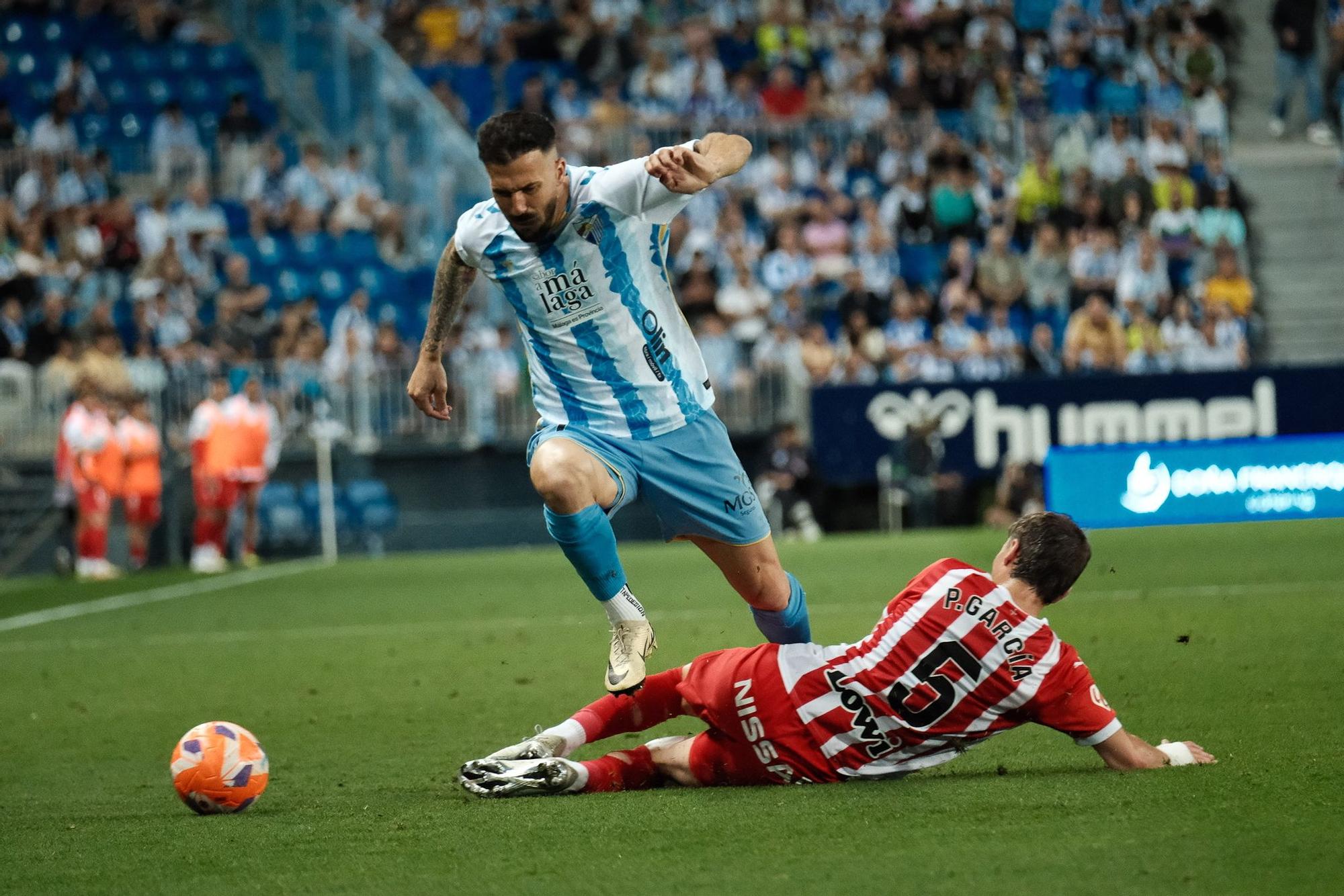 Málaga CF - Sporting. Jornada 40, Liga Hypermotion