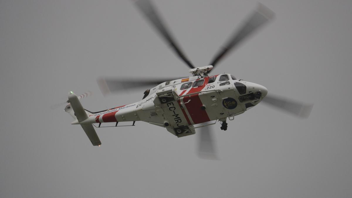 L'helicòpter de Salvament Marítim en una imatge d'arxiu de 2020. | ACN