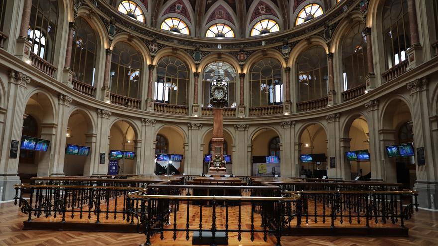 Una de las instalaciones del Palacio de la Bolsa de Madrid.