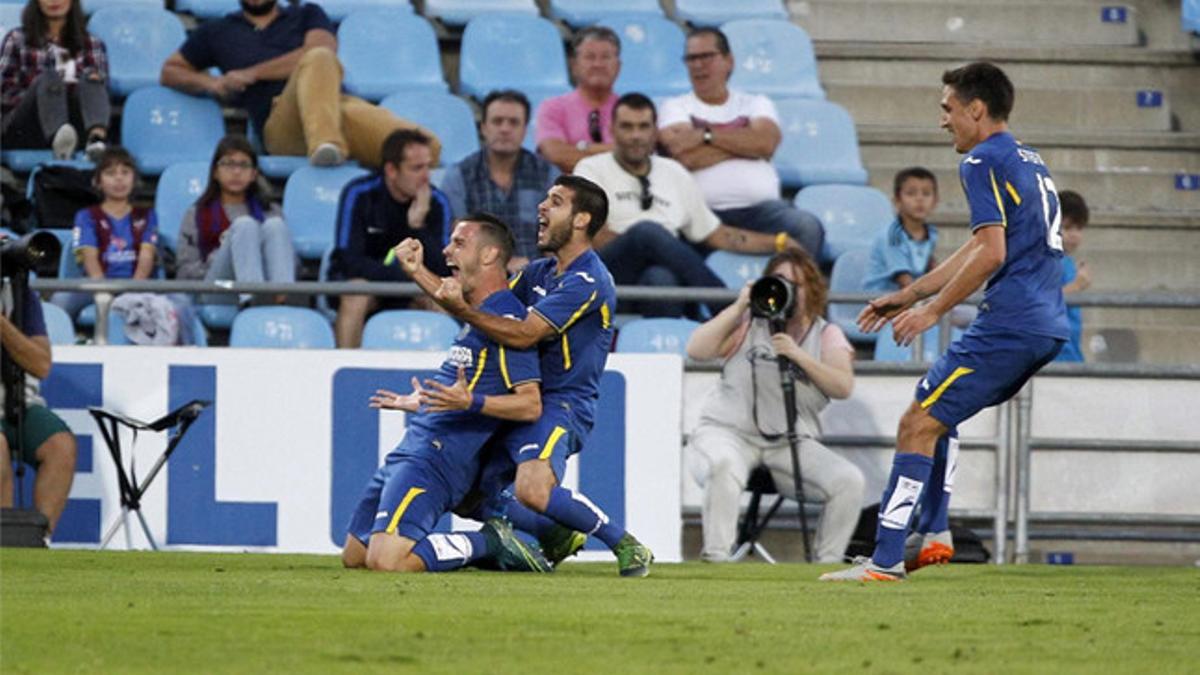 El Getafe goleó al final