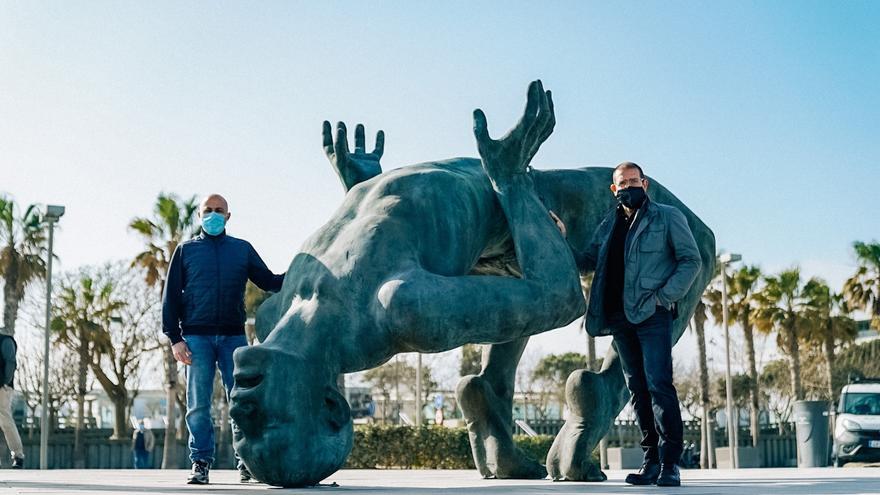 Así es "Gigante de sal", la nueva estatua de la Marina de València