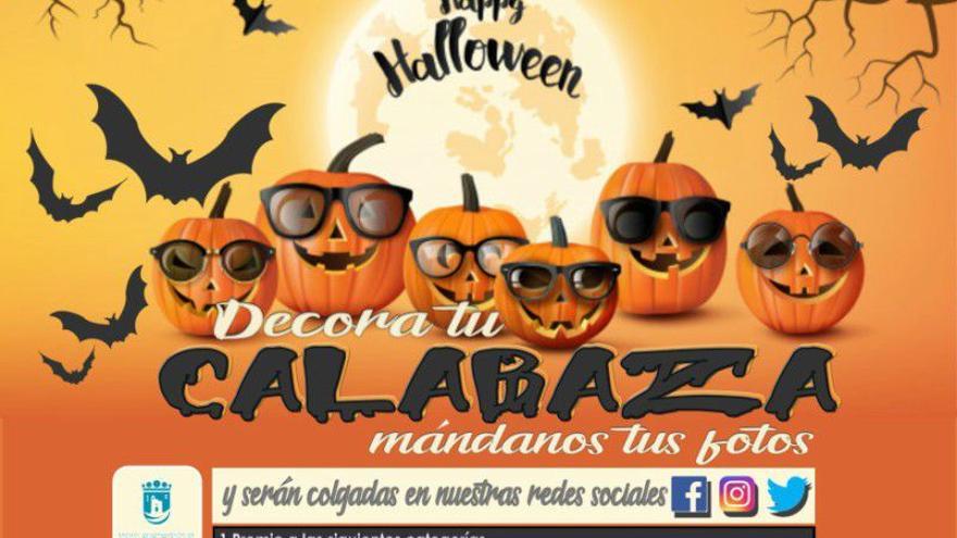 Decoración de calabazas de halloween