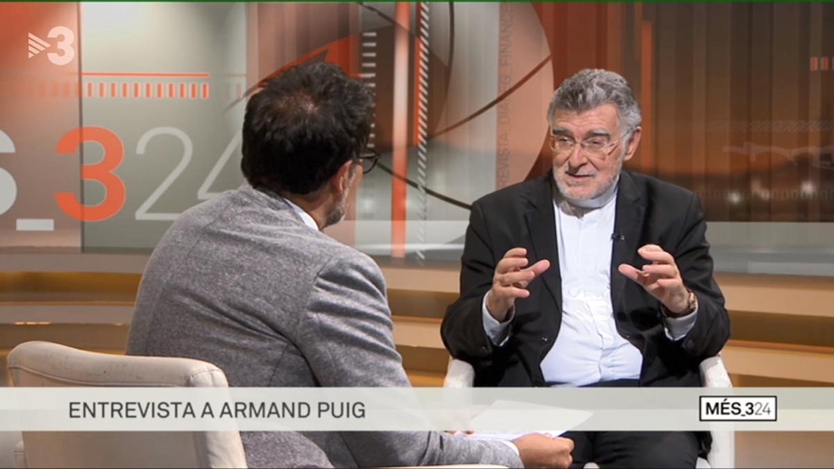 Armand Puig, en ‘Més 324’ (TV3).