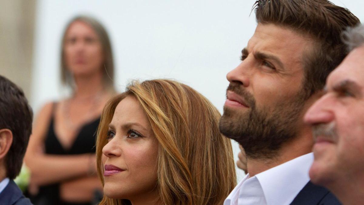 Shakira y Piqué, en un acto de la Copa Davis.