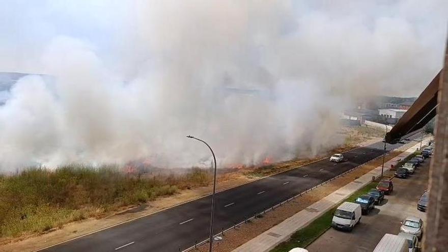 VÍDEO | Un fuego en Benavente deja esta gran columna de humo
