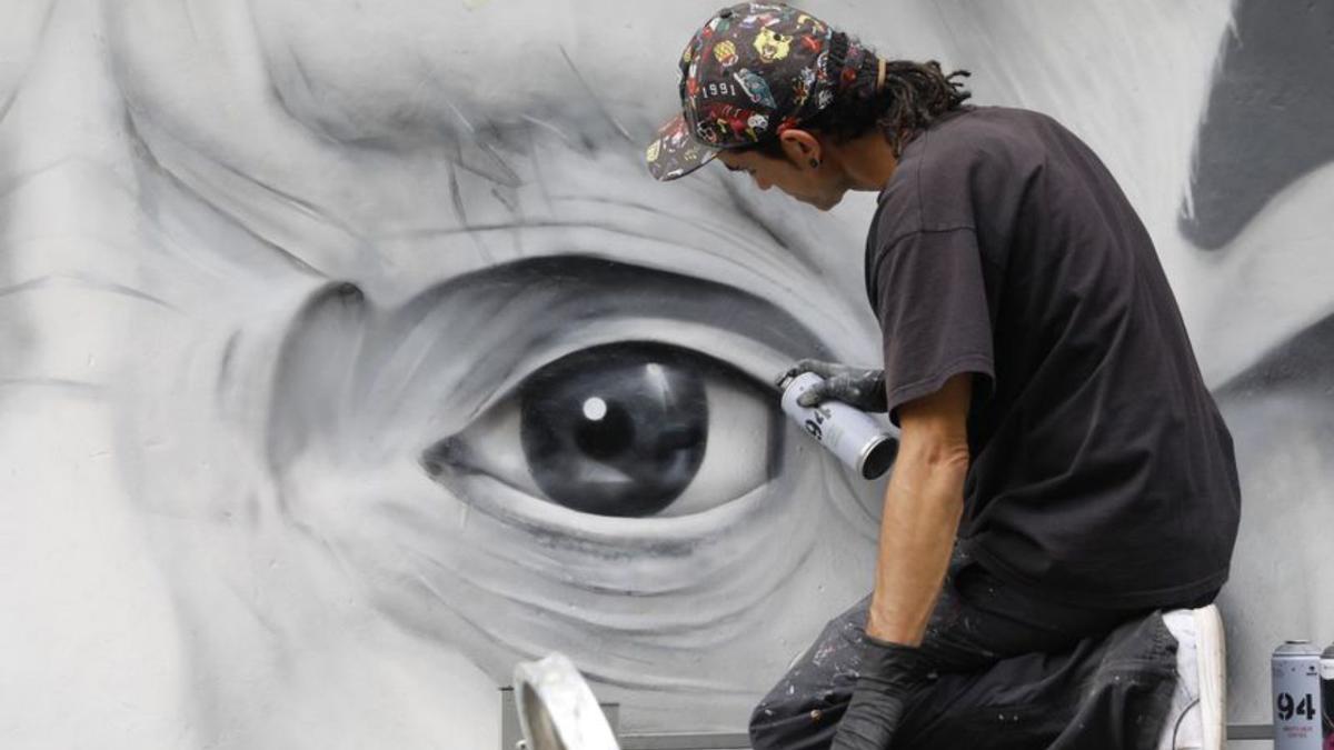 El mural de Granda, por Marcos León. 