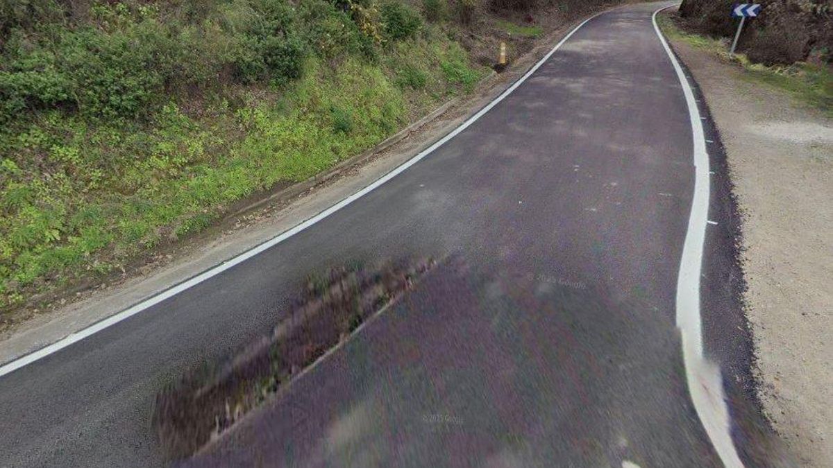 Cruce de la carretera entre Igualeja, Júzcar y Pujerra, en el que se ha producido el accidente mortal