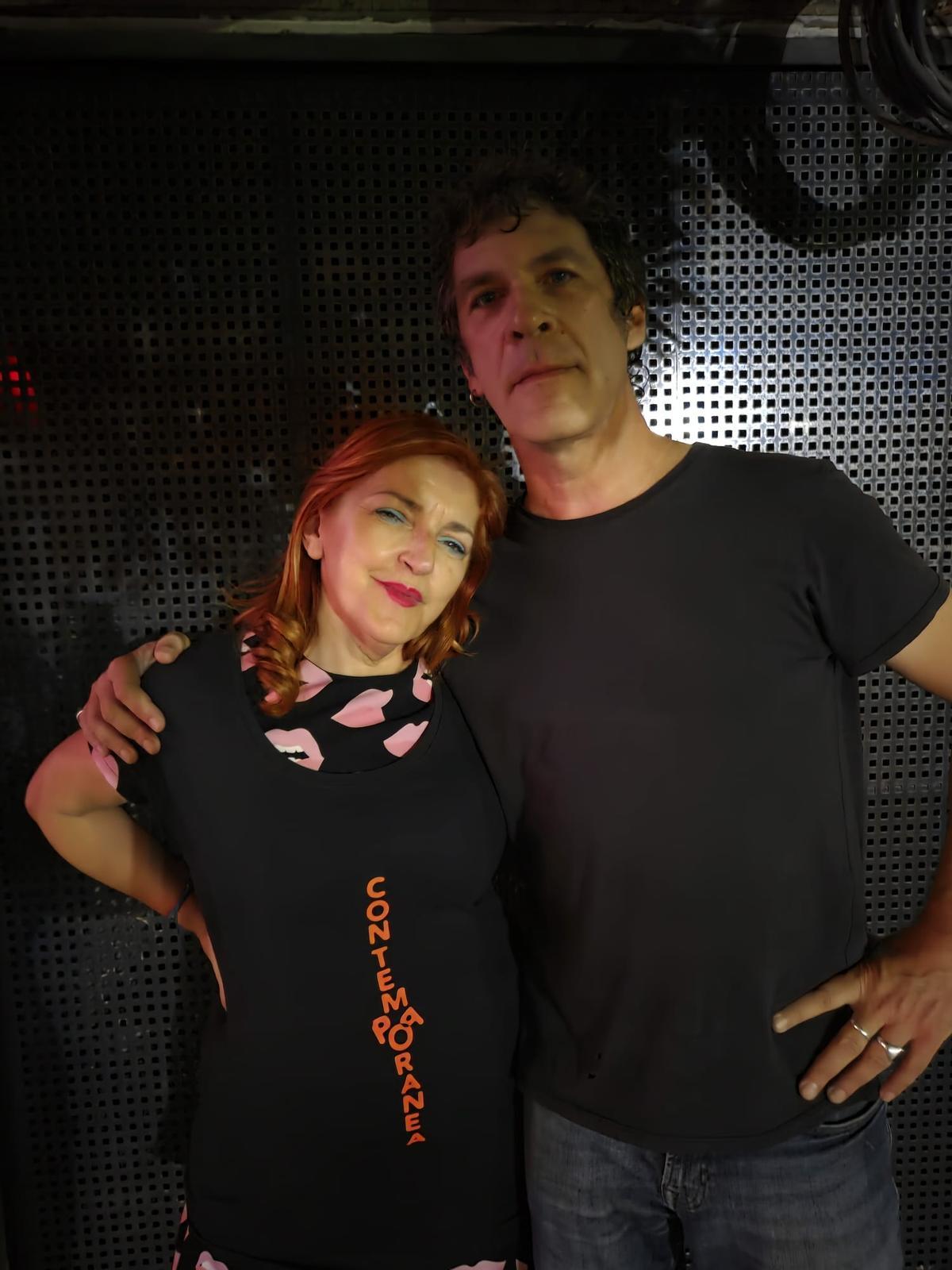 Marisol Torres junto a Julien Elsei.